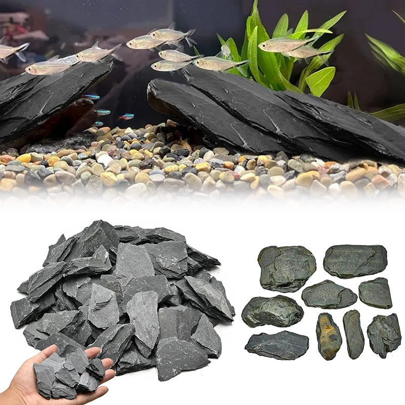 Marine Fish Tank - 500/1000g 어항 조경석 키트 슬레이트 석재