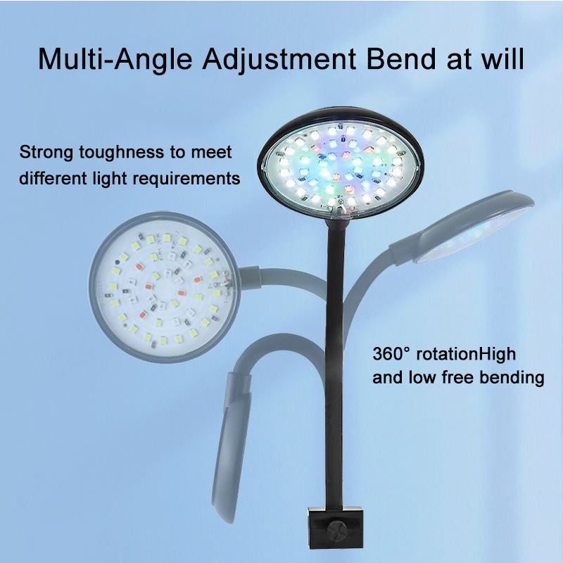 USB 수족관 LED 램프 물고기 탱크 조명 장식 수생 - Aquarium Marine Lights 리뷰 및 가격