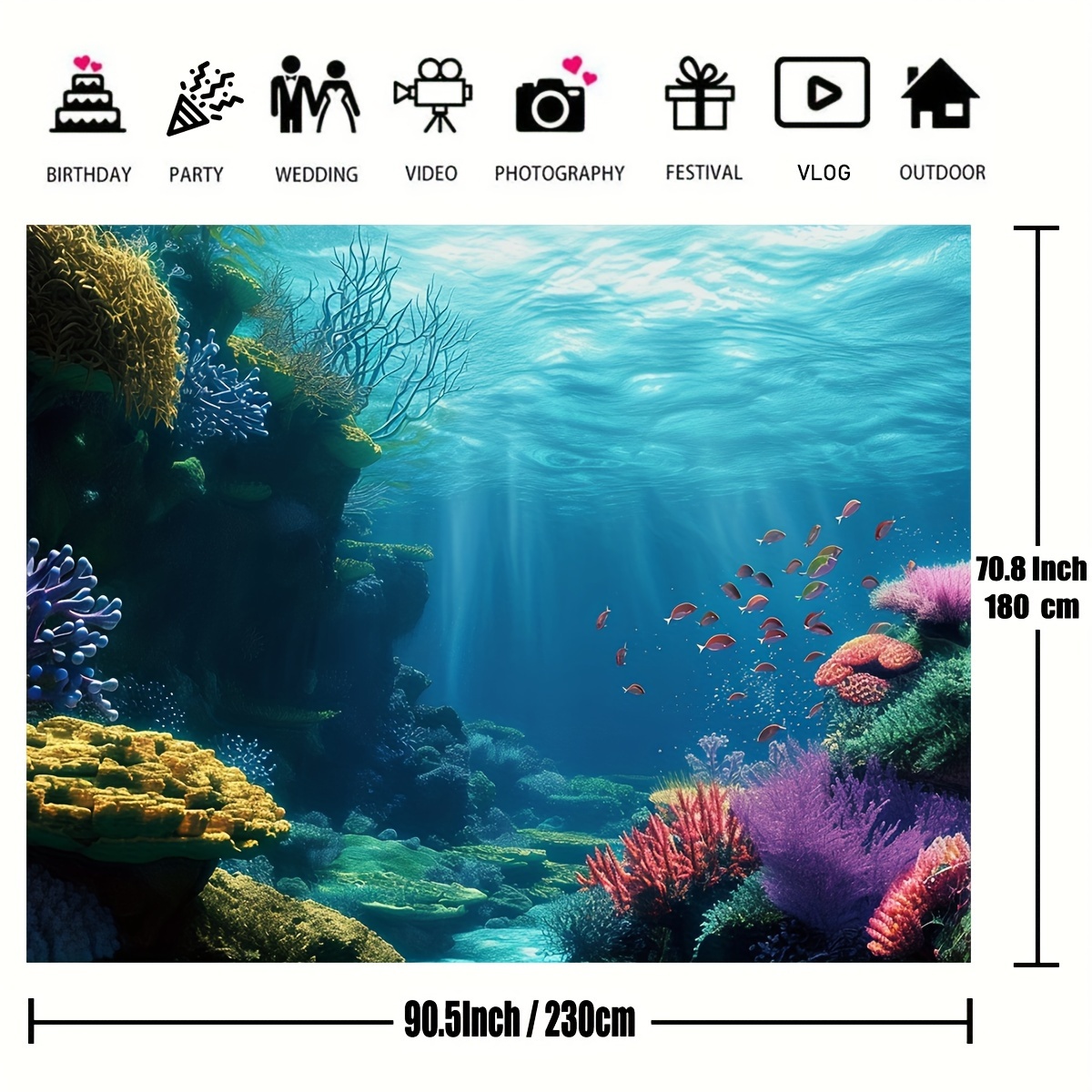 수중 산호초, 물고기, 바다 풍경을 담은 2D 평면 태 - Reef Aquarium 리뷰 및 가격