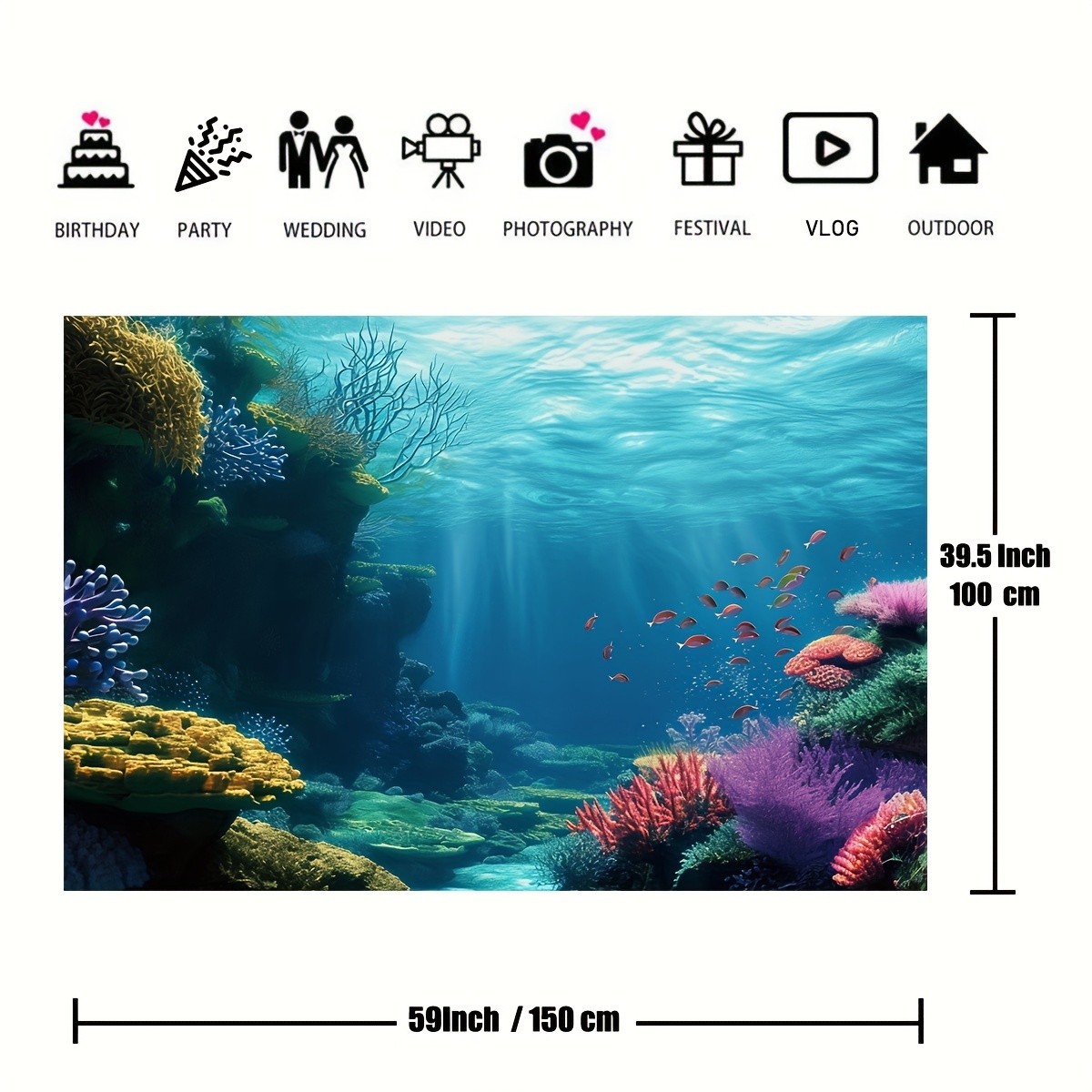 수중 산호초, 물고기, 바다 풍경을 담은 2D 평면 태 - Reef Aquarium 리뷰 및 가격