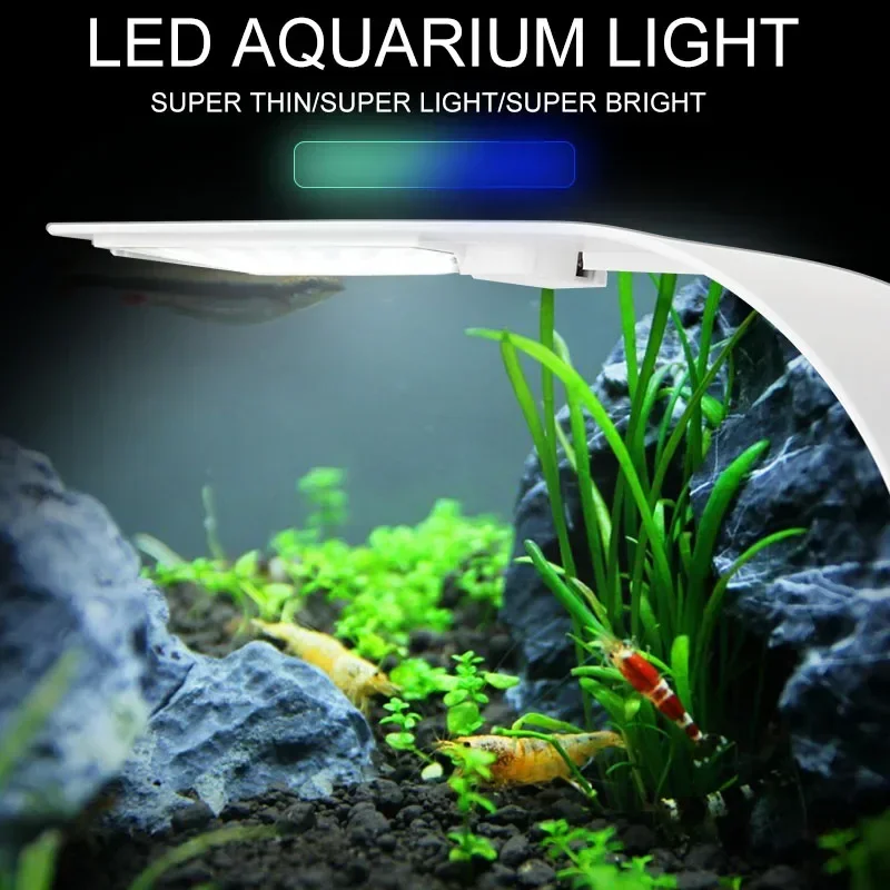 울트라 얇은 LED 수족관 빛 5W/10W/15W 수생 - Aquarium Marine Lights 리뷰 및 가격