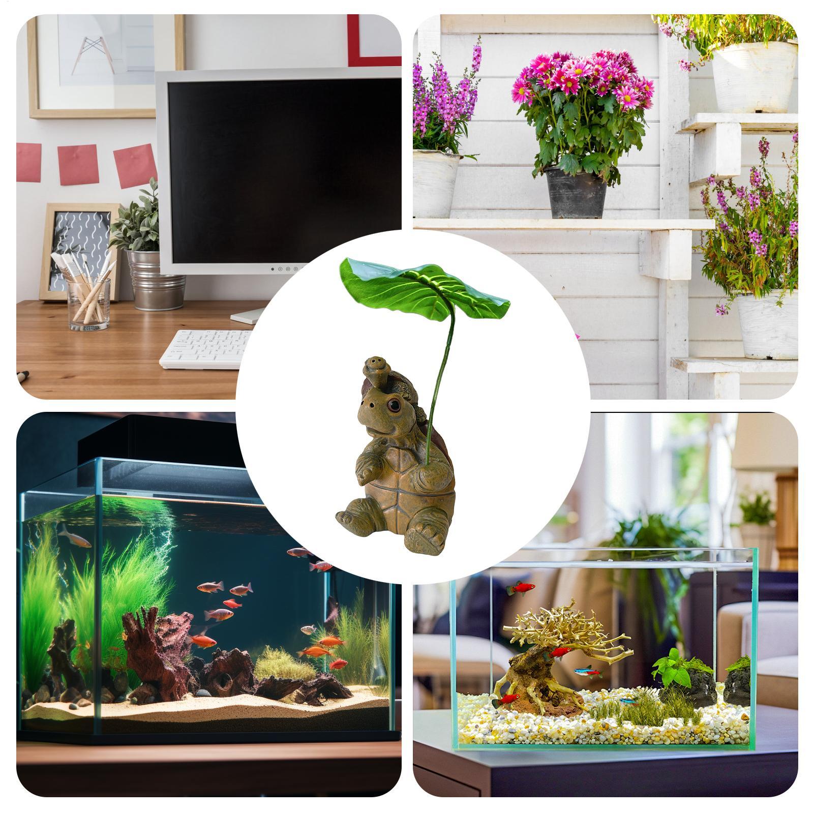 거북이 피규어 어항 장식 바다거북 조각상 레진 수족관  - Ocean Aquarium 리뷰 및 가격